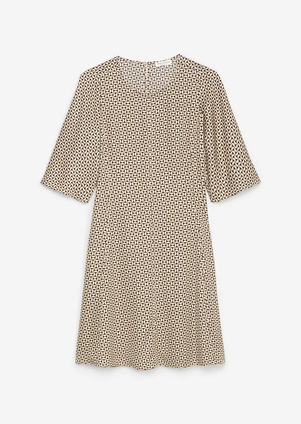 Платье-мини из вискозного твила Marc o'Polo - фото 6