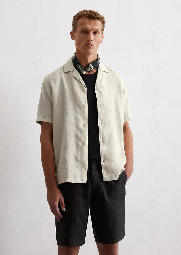 Рубашка из чистого льна Marc o'Polo - фото 1