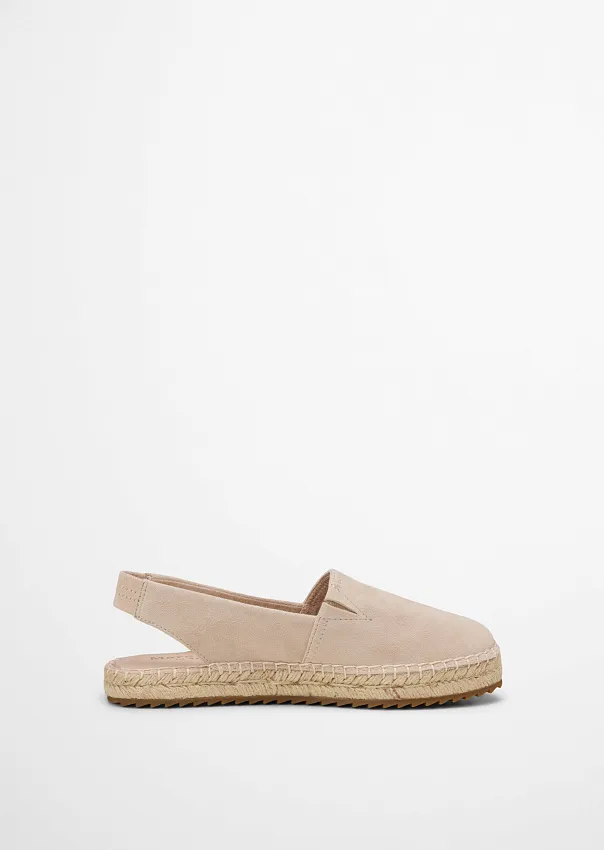 Эспадрильи из натуральной замши