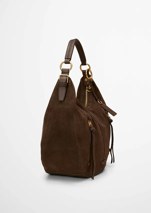 Сумка из натуральной замши