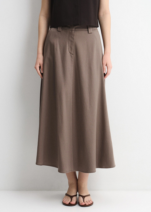 Юбка миди из лиоцелла