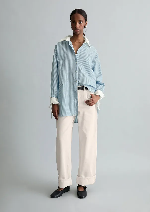 Рубашка из хлопкового поплина
