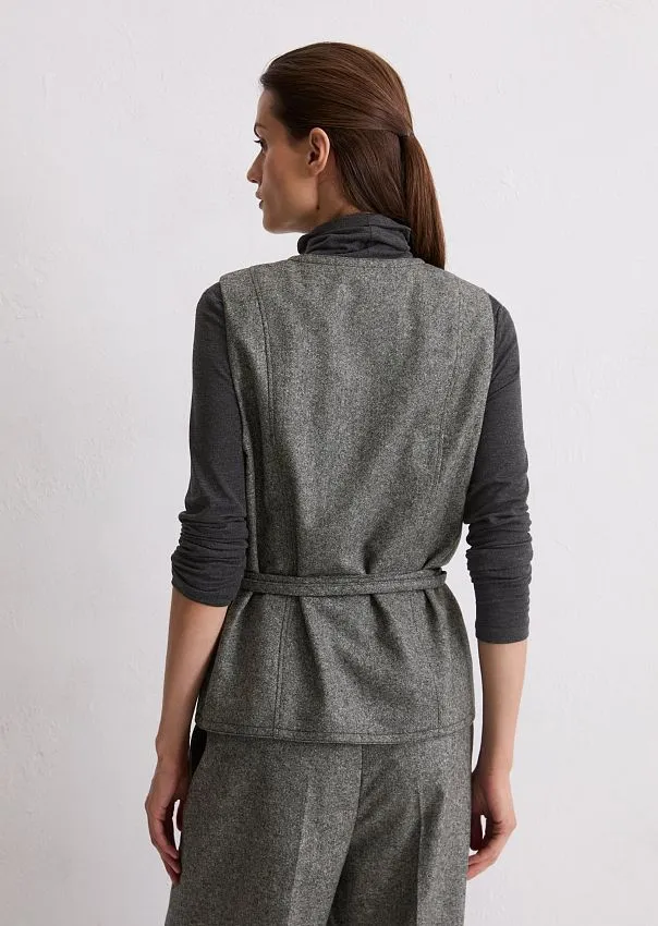 Твидовый жилет из смесовой шерсти Marc o'Polo - фото 2