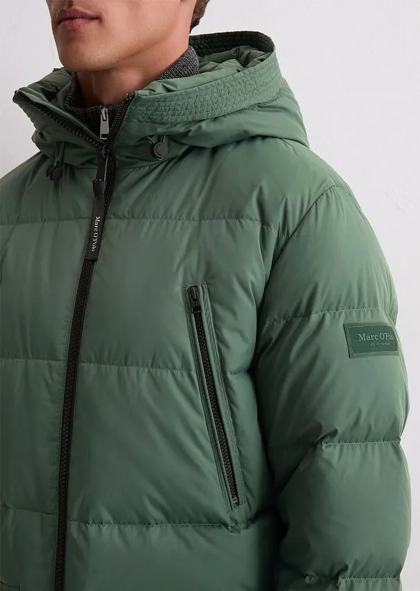 Пуховик стеганый с фиксированным капюшоном Marc o'Polo - фото 4