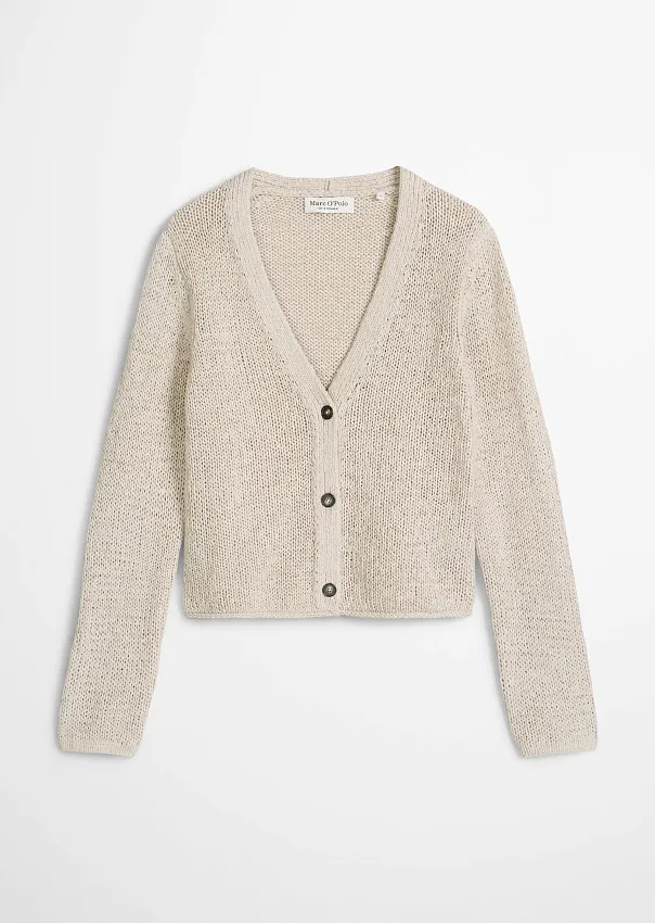 Кардиган из смесового хлопка