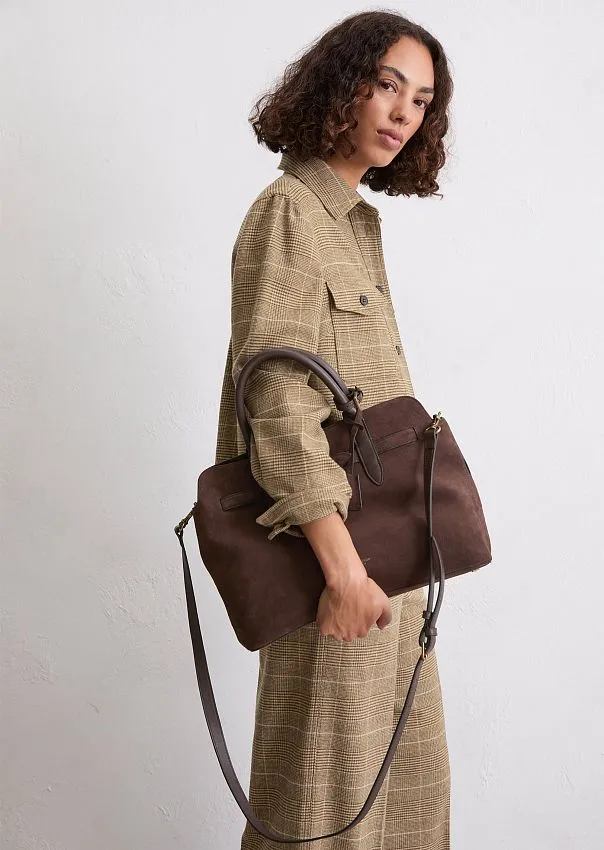 Сумка-тоут из натуральной замши Marc o'Polo - фото 3