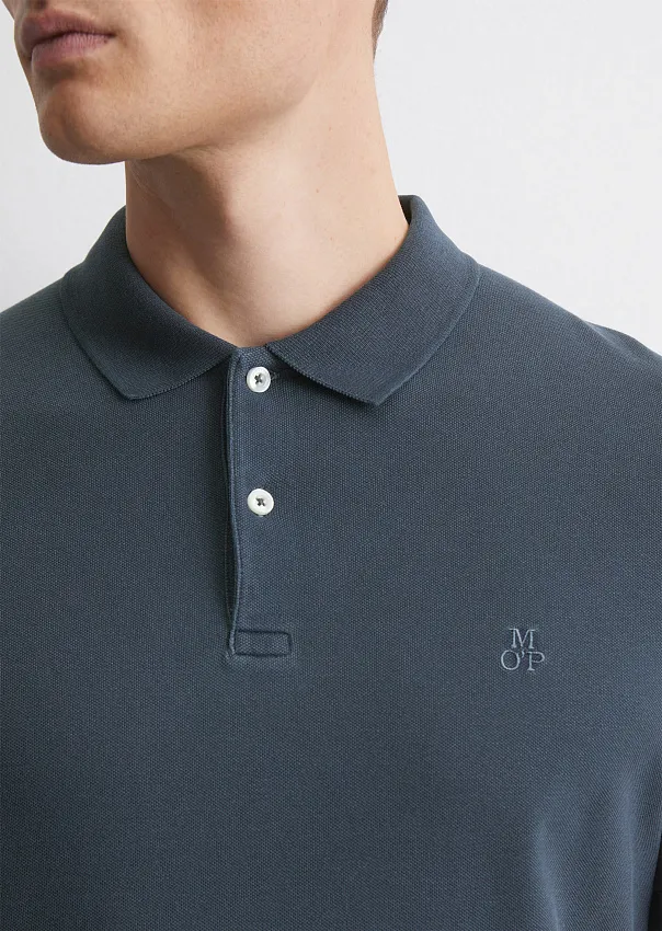 Поло из смесового хлопка Marc o'Polo - фото 4
