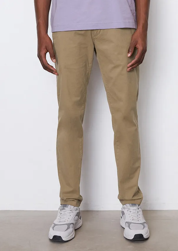 Зауженные брюки чиносы STIG из смесового хлопка Marc o'Polo - фото 3