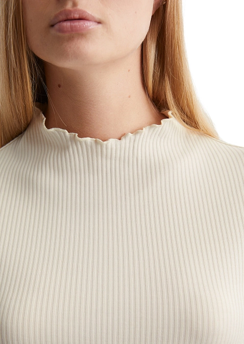 Лонгслив из смесового хлопка