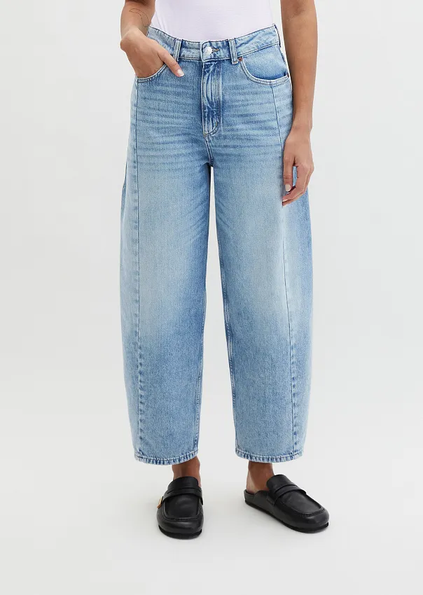 Джинсы широкие из органического хлопка