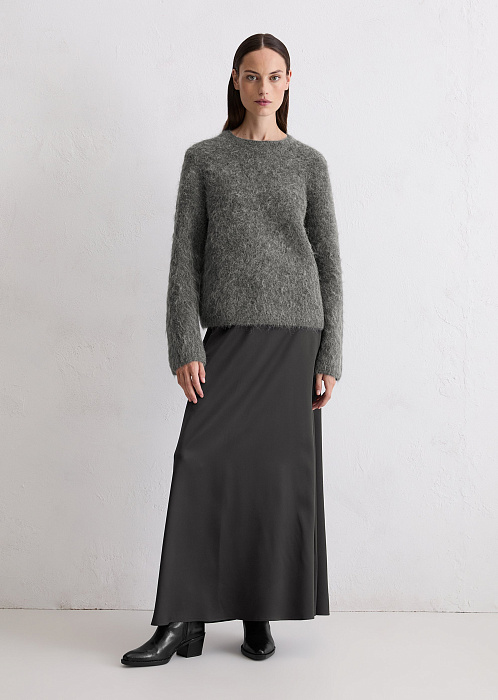 Свитер из смесовой шерсти альпака