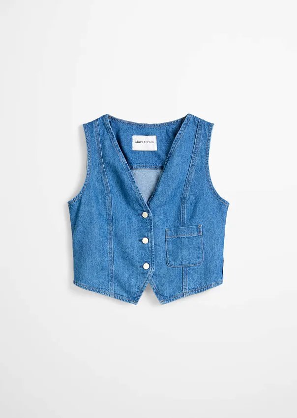 Джинсовый жилет Marc o'Polo - фото 6