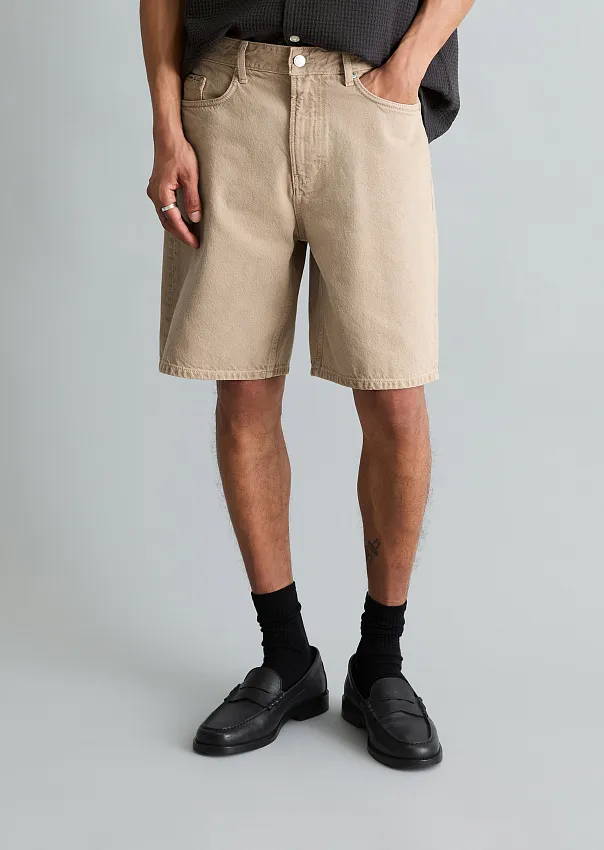 Шорты из хлопкового денима