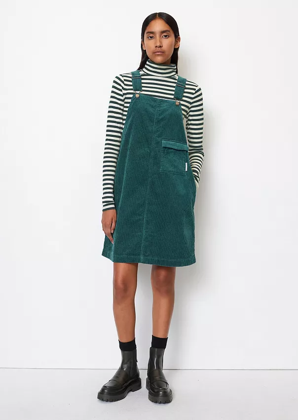 Вельветовый сарафан из органического хлопка Marc o'Polo - фото 3