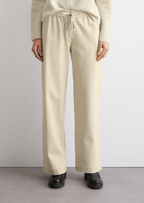 Брюки трикотажные из смесовой вискозы