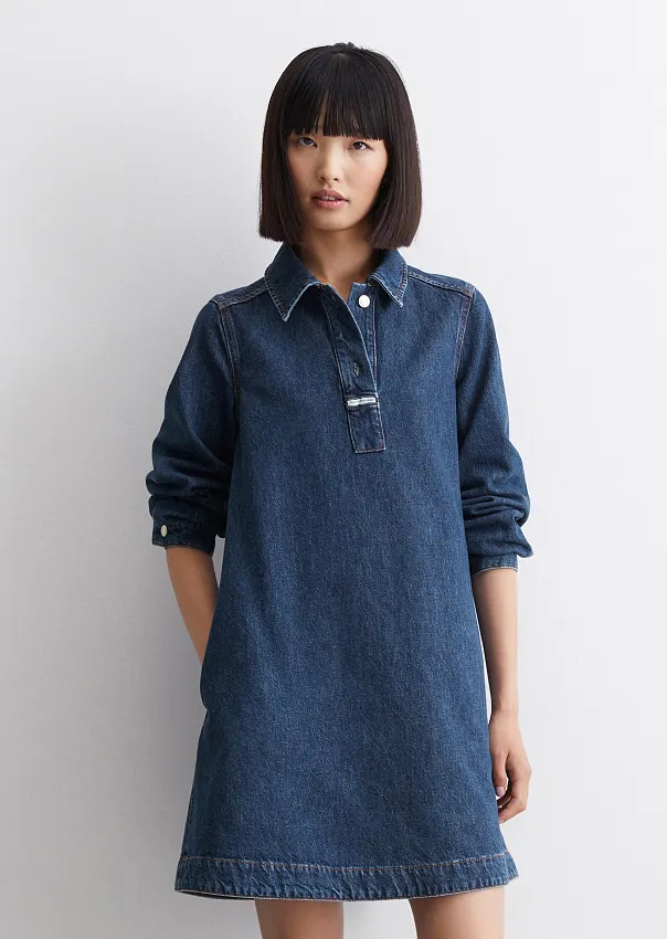 Джинсовое платье из органического хлопка