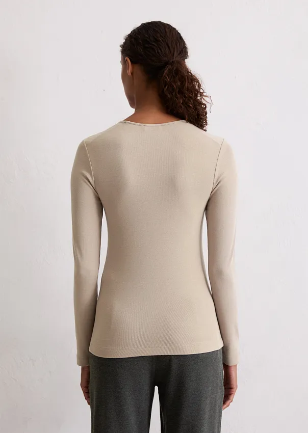 Лонгслив из смесового модала TENCEL™ Marc o'Polo - фото 2