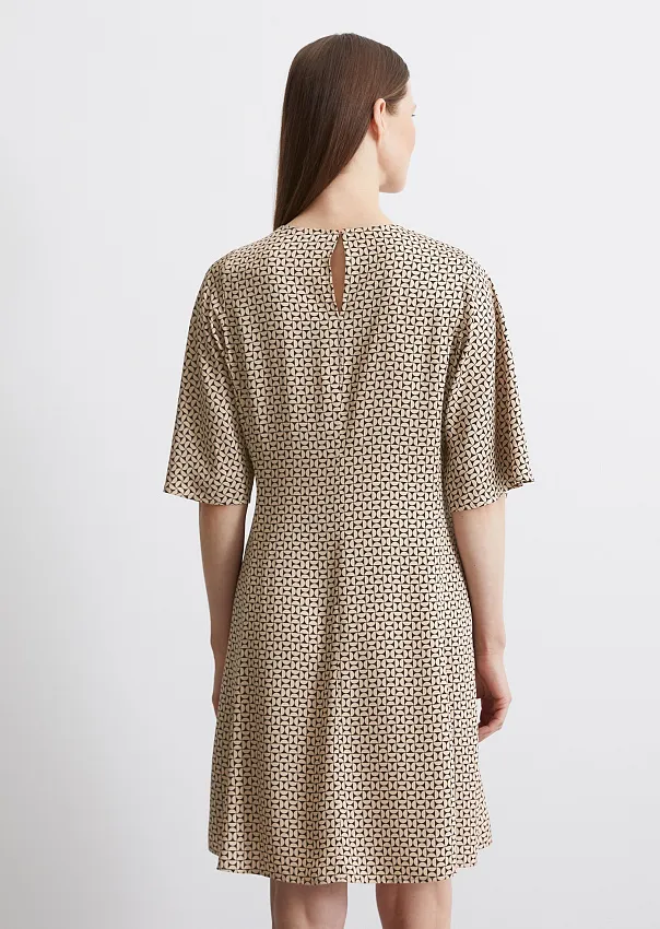 Платье-мини из вискозного твила Marc o'Polo - фото 2