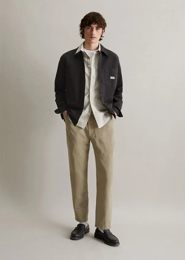 Брюки из органического хлопка и льна Marc o'Polo - фото 1