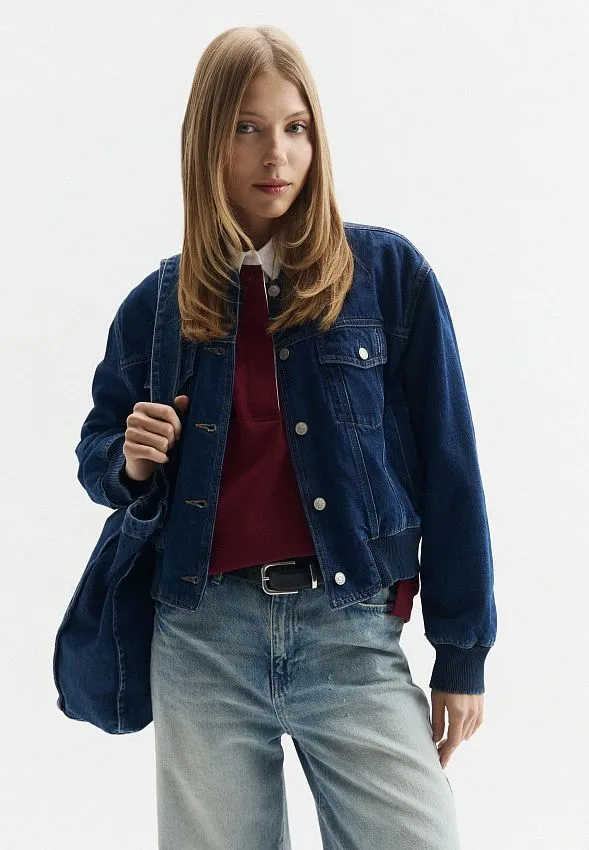 Куртка-бомбер джинсовая Marc o'Polo - фото 1