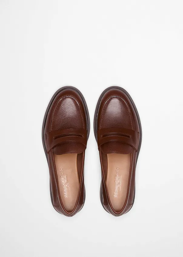 Лоферы из натуральной кожи