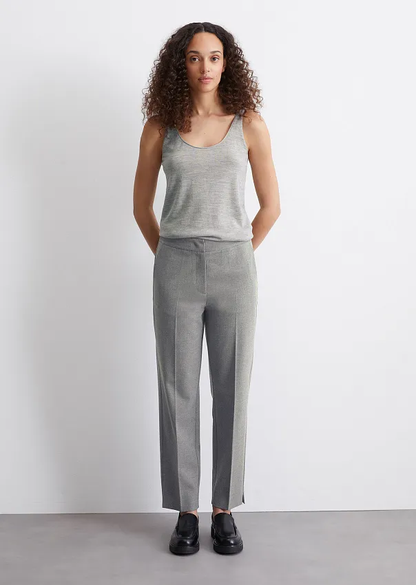 Укороченные брюки-сигареты