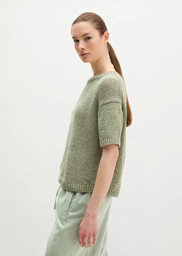 Свитер из смесового хлопка
