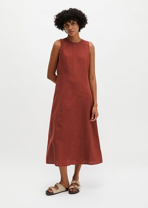 Платье изо льна