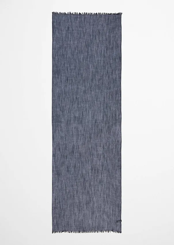 Шарф из смесового хлопка
