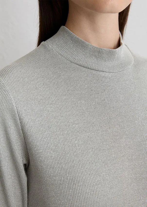 Футболка из сверкающей ткани джерси Marc o'Polo - фото 4