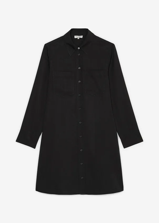 Платье-рубашка из лиоцелла