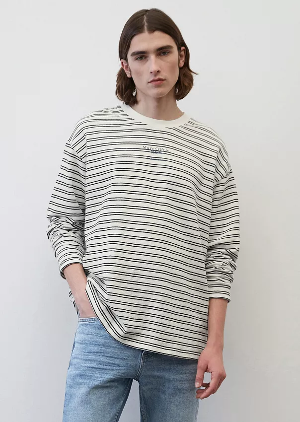 Оверсайз лонгслив из ткани джерси «слаб» Marc o'Polo - фото 3