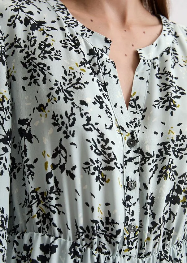 Платье с принтом из смеси купро и вискозы Marc o'Polo - фото 4