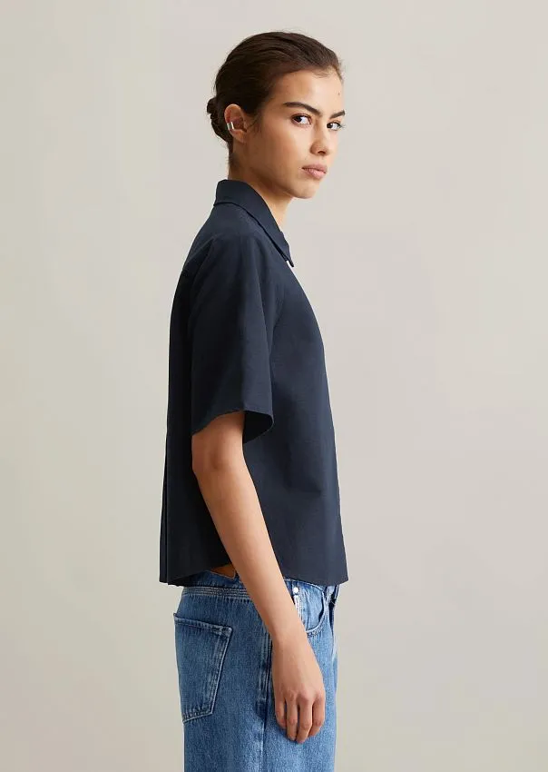 Рубашка изо льна и органического хлопка Marc o'Polo - фото 5