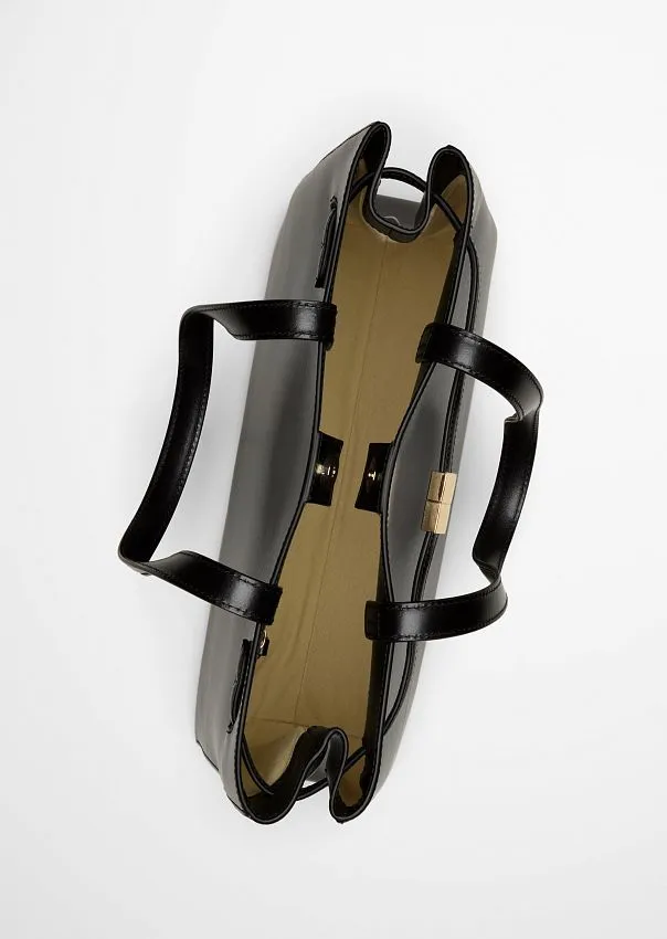 Сумка-тоут из кожи наппа
