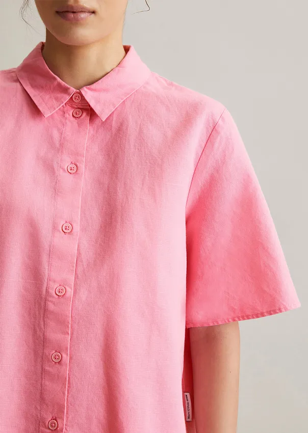 Рубашка изо льна и органического хлопка Marc o'Polo - фото 4