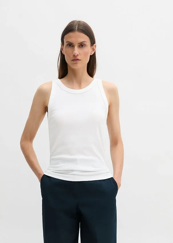 Топ в рубчик из органического хлопка Marc o'Polo - фото 3