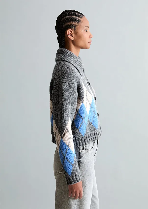 Кардиган жаккардовый с пушистой шерстью альпака Marc o'Polo - фото 5