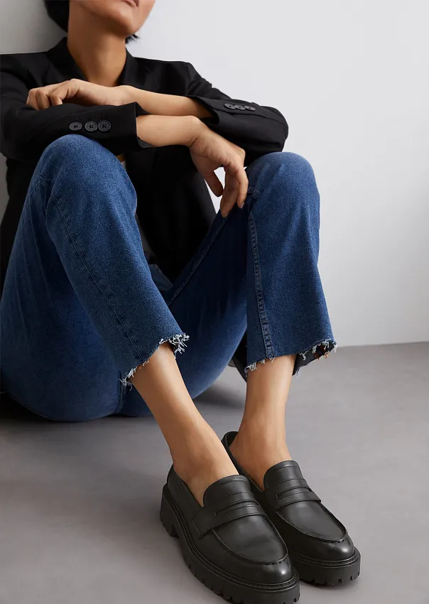 Лоферы из натуральной кожи