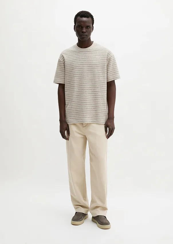 Футболка из фактурного джерси