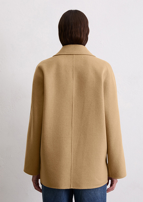 Полупальто из переработанной шерсти