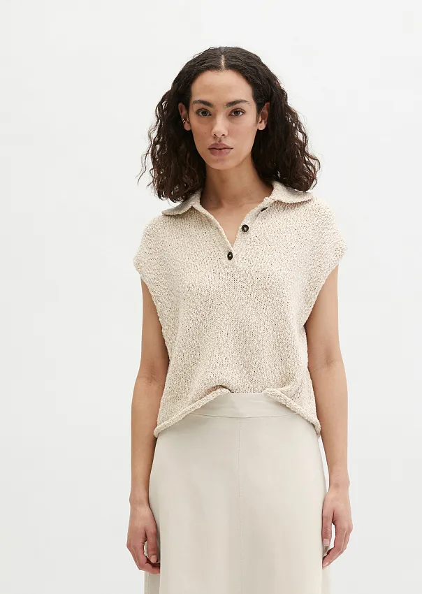 Жилет из смесового хлопка
