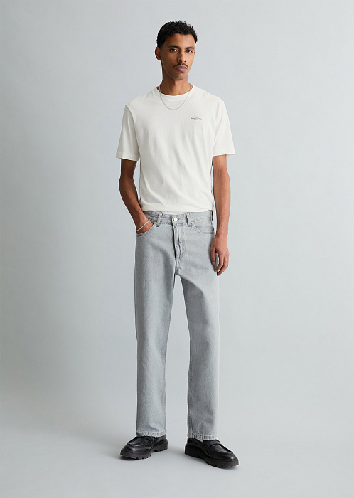 Джинсы зауженные из органического хлопка