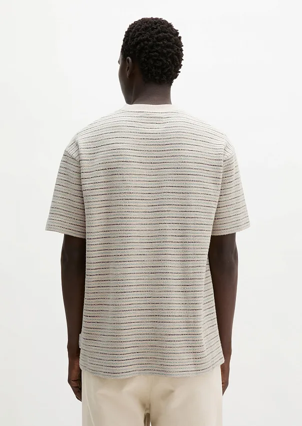 Футболка из фактурного джерси