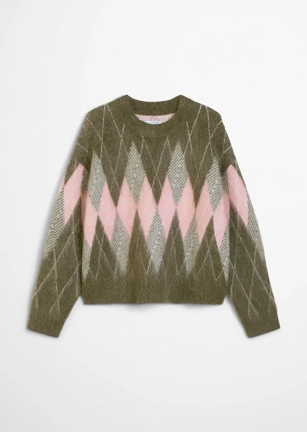 Мягкий свитер из смеси натуральной шерсти и мохера Marc o'Polo - фото 6