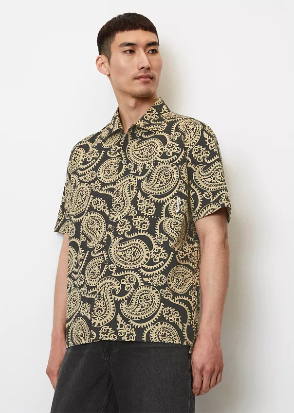 Рубашка из органического хлопка с принтом пейсли Marc o'Polo - фото 1