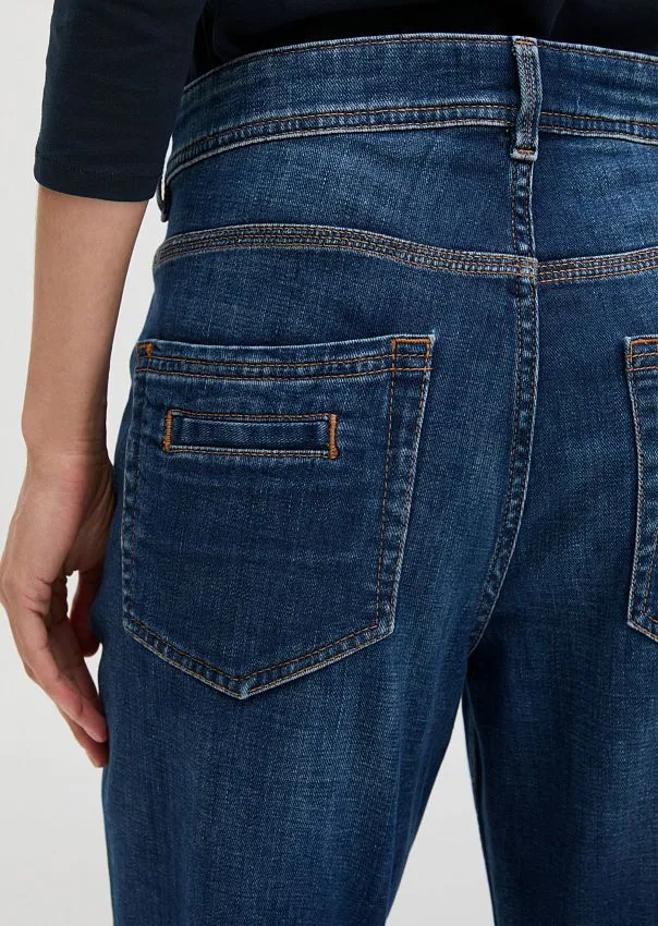 Джинсы бойфренды из смесового хлопка