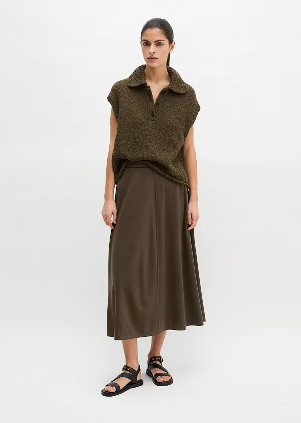 Жилет из смесового хлопка
