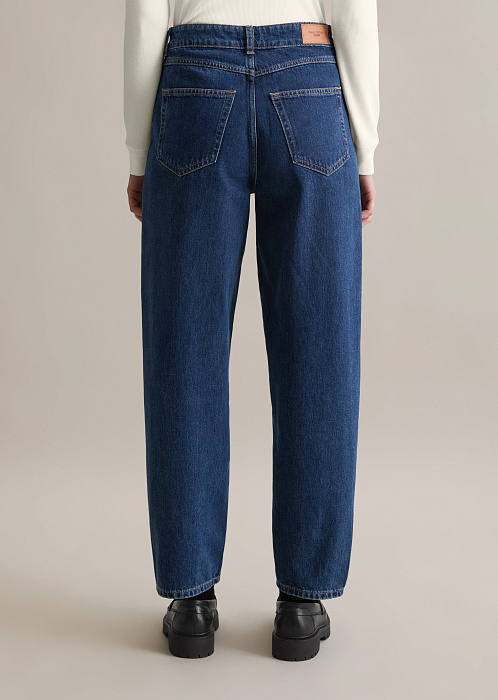 Джинсы прямые из плотного денима