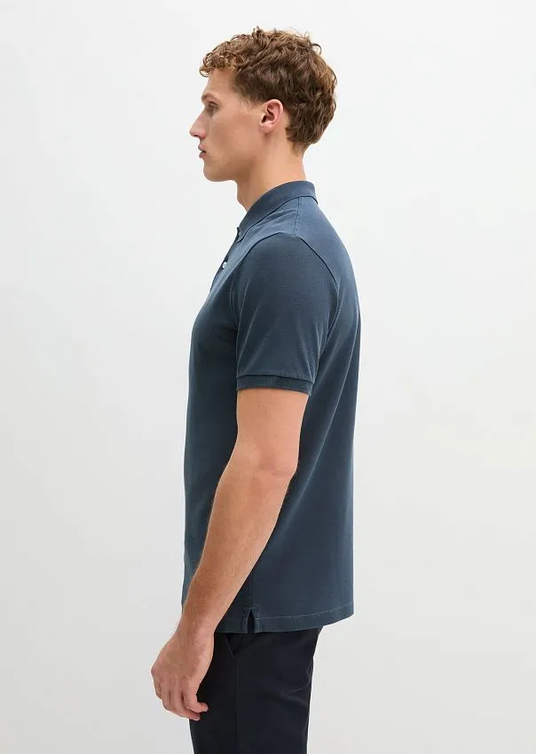 Поло из смесового хлопка Marc o'Polo - фото 5